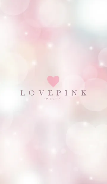 [LINE着せ替え] LOVE PINK-MEKYM 29の画像1