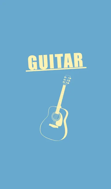 [LINE着せ替え] GUITAR COLOR チョークブルーの画像1