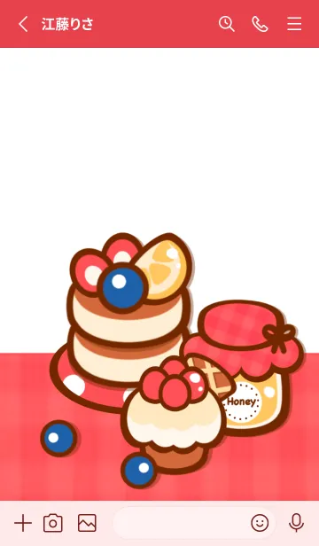 [LINE着せ替え] Little sweet pancake 8の画像2