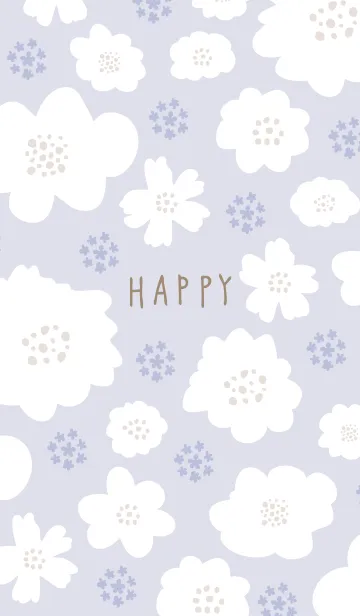 [LINE着せ替え] 花鞠と白い花6の画像1