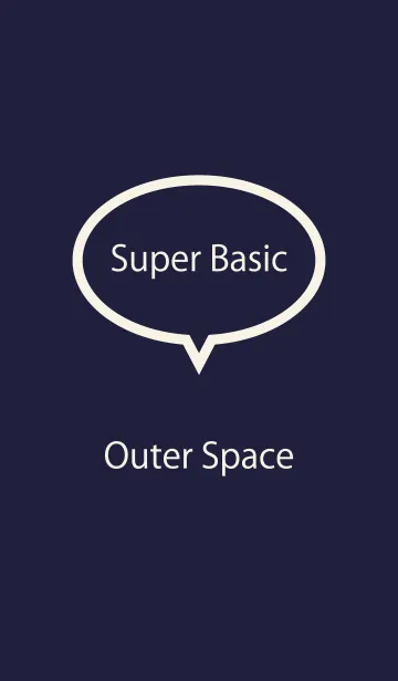 [LINE着せ替え] Super Basic Outer Spaceの画像1