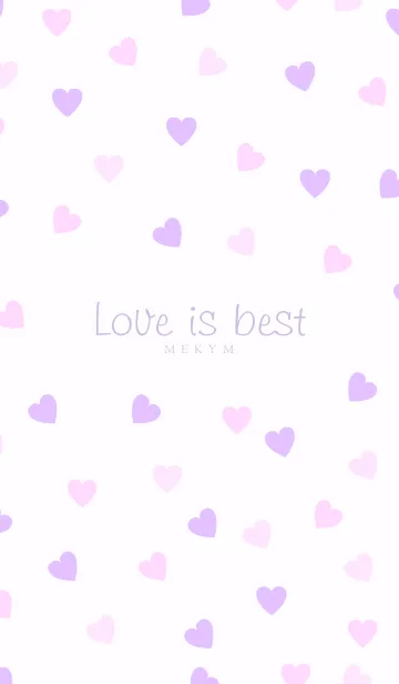 [LINE着せ替え] Love is best-PURPLE PINKの画像1