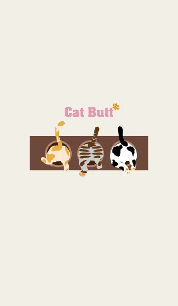 [LINE着せ替え] Cat Butt 10 (=^・^=)の画像1