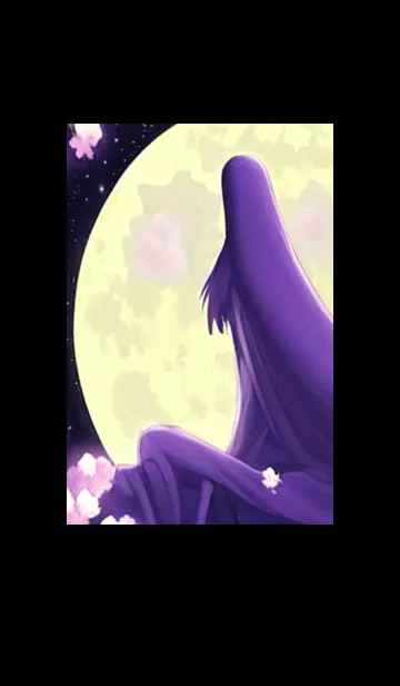 [LINE着せ替え] 月光夜桜#CW03。の画像1