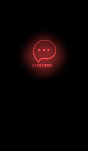 [LINE着せ替え] Lava falls Neon Theme V3 (JP)の画像1