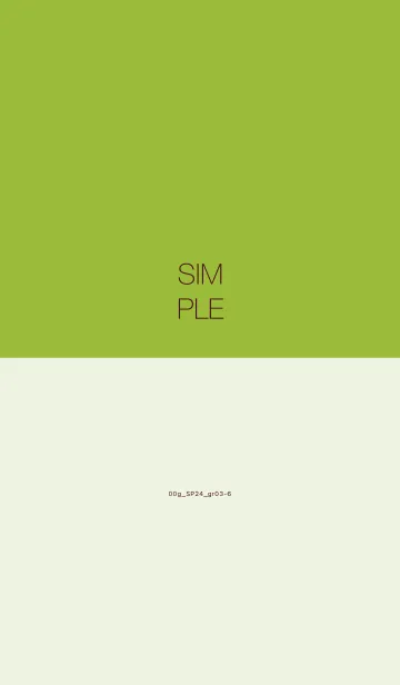 [LINE着せ替え] 00g_24_グリーン3-6の画像1