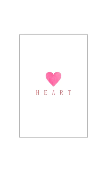 [LINE着せ替え] watercolor pink-HEART 18の画像1