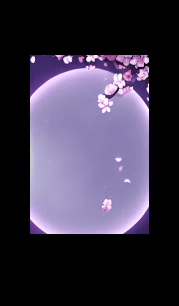 [LINE着せ替え] 月光夜桜#CW030。の画像1