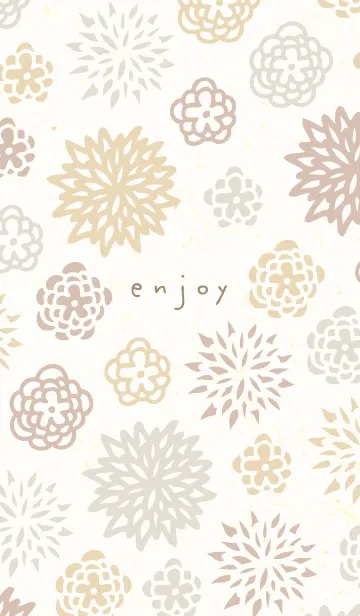 [LINE着せ替え] 和風カラー花17の画像1