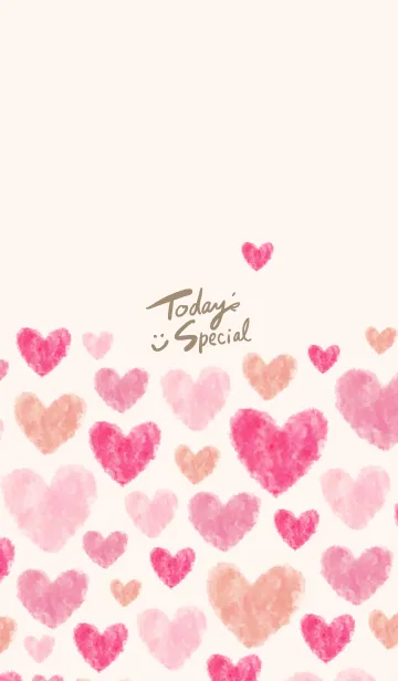 [LINE着せ替え] ハート 横16の画像1