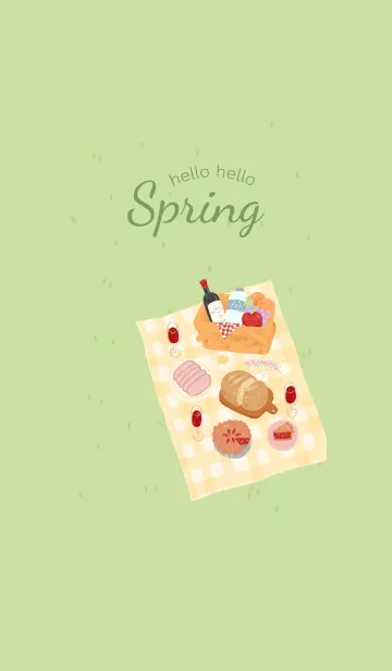 [LINE着せ替え] hello hello springの画像1