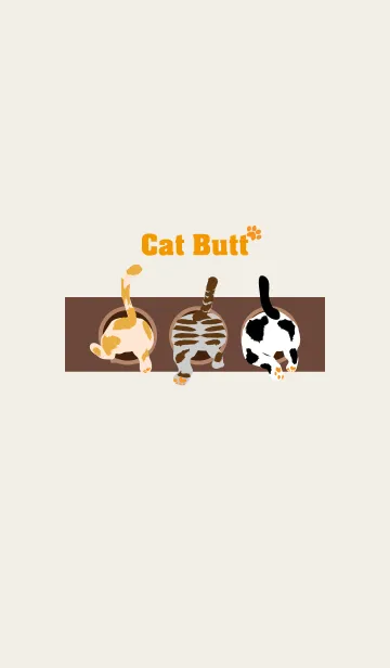 [LINE着せ替え] Cat Butt 11 (=^・^=)の画像1