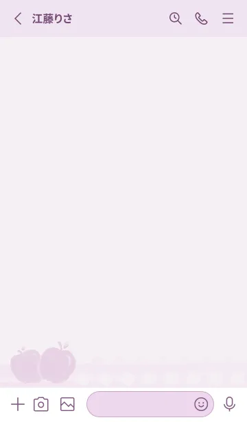 [LINE着せ替え] Smudged Apple J-Light Magenta (Pu3)の画像2