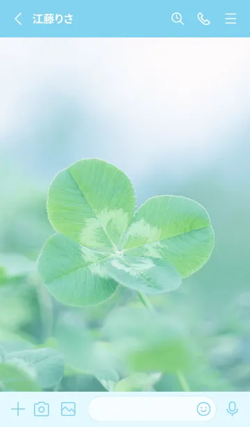 [LINE着せ替え] 四つ葉のクローバー Vintage Lens #2-8の画像2