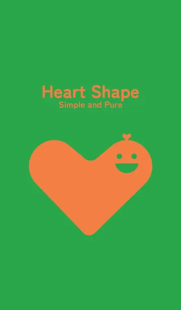 [LINE着せ替え] ハート型の着せかえ 鸚緑の画像1