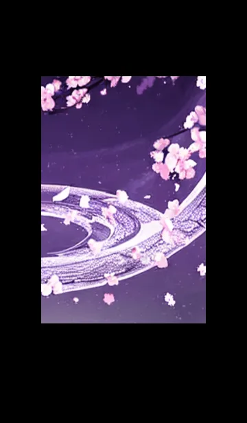 [LINE着せ替え] 月光夜桜#CX11。の画像1