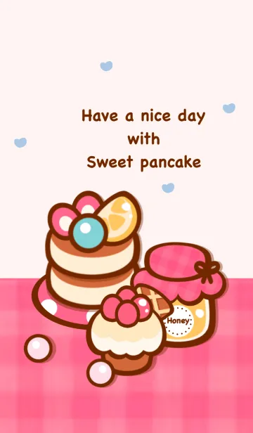 [LINE着せ替え] Happy sweet pancake 8の画像1