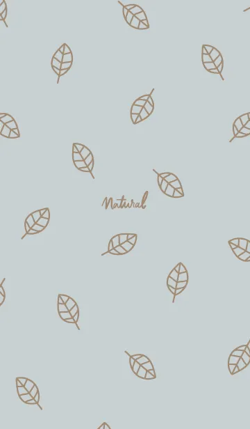 [LINE着せ替え] 葉っぱ 茶色7の画像1