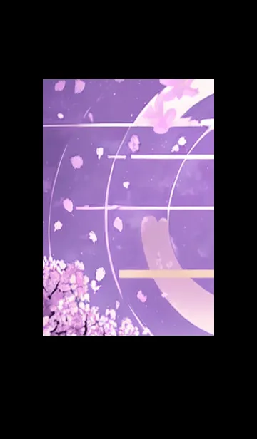 [LINE着せ替え] 月光夜桜#CX111。の画像1