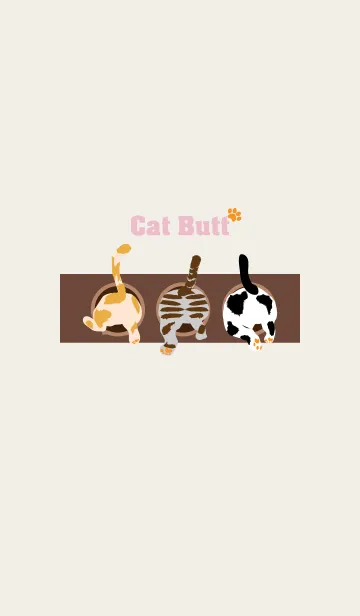 [LINE着せ替え] Cat Butt 13 (=^・^=)の画像1