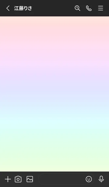 [LINE着せ替え] bw color rainbow E02の画像2