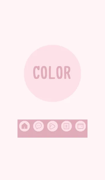 [LINE着せ替え] pink color A25の画像1