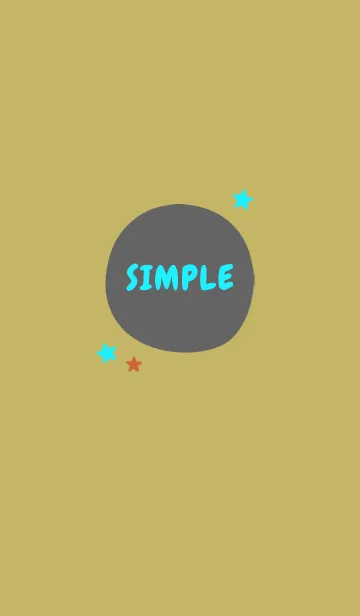 [LINE着せ替え] SIMPLE COLOR STAR THEME 5の画像1