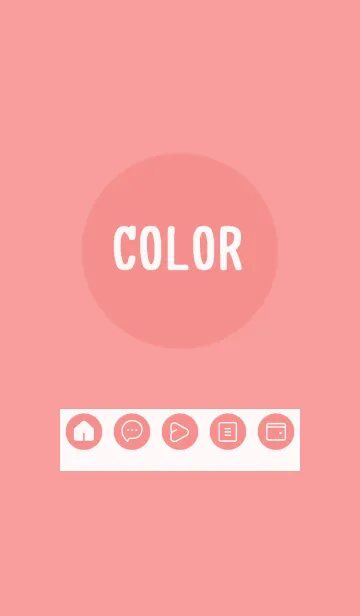 [LINE着せ替え] red color A21の画像1