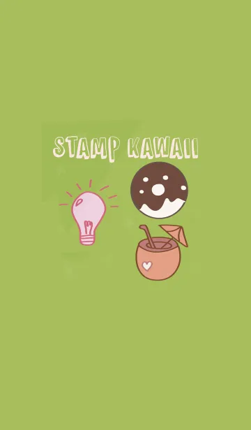 Stamp kawaiiの着せ替えメイン画像