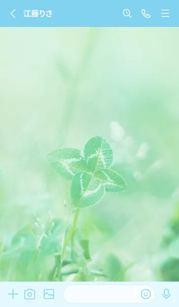 [LINE着せ替え] 四つ葉のクローバー Vintage Lens #14-8の画像2