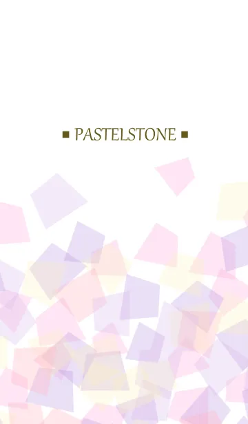 [LINE着せ替え] Pastel Stone 39の画像1