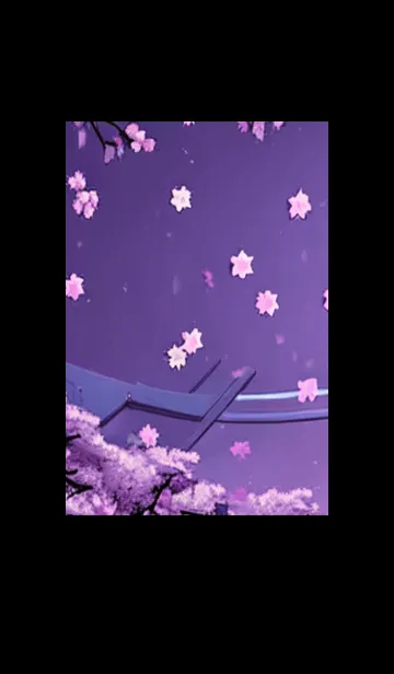 [LINE着せ替え] 月光夜桜#CX113。の画像1