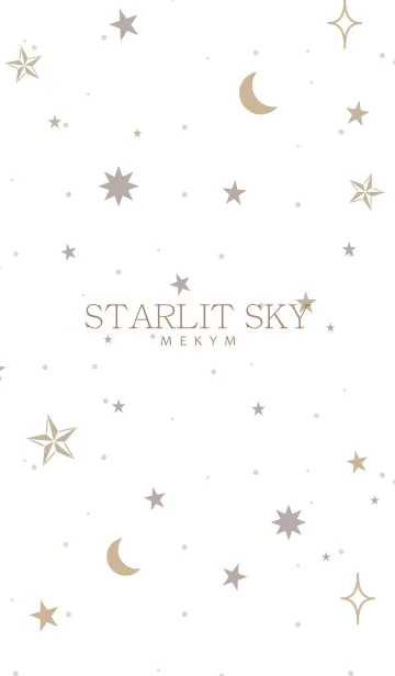 [LINE着せ替え] SIMPLE STARLIT SKY.MEKYM 7の画像1