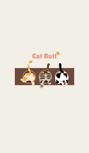 [LINE着せ替え] Cat Butt 14 (=^・^=)の画像1