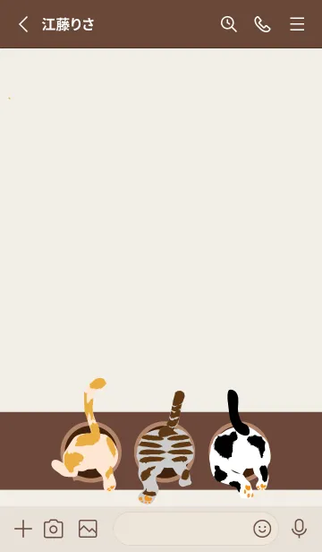 [LINE着せ替え] Cat Butt 14 (=^・^=)の画像2