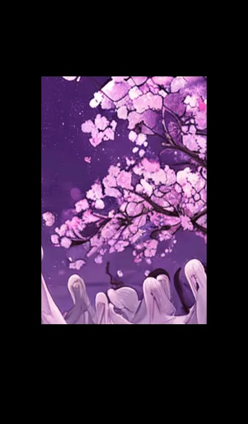 [LINE着せ替え] 月光夜桜#CX117。の画像1