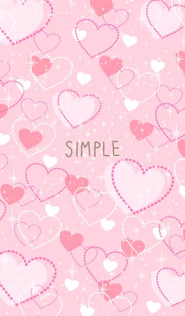 [LINE着せ替え] いっぱいのハート 大人の画像1