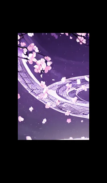 [LINE着せ替え] 月光夜桜#CX115。の画像1