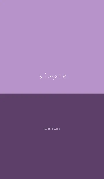 [LINE着せ替え] 0ng_26_パープル5-6の画像1