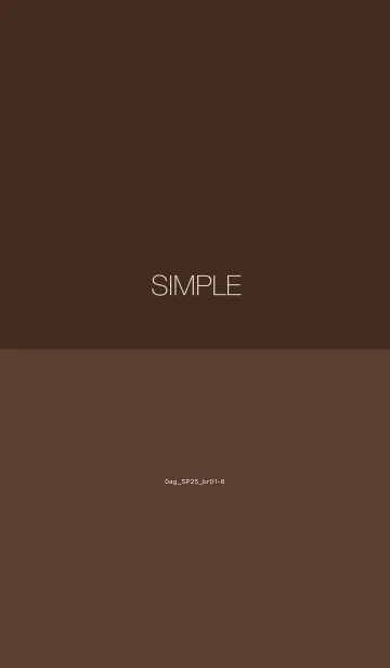 [LINE着せ替え] 0ag_25_ブラウン1-6の画像1