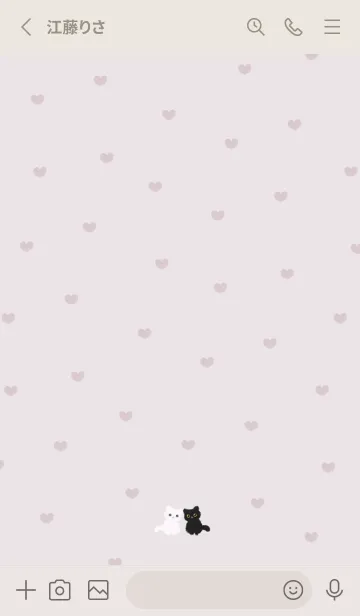 [LINE着せ替え] ふんわりふわふわ子ネコねこ♪10の画像2