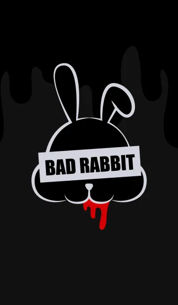 [LINE着せ替え] BAD RABBIT-DARK 4の画像1