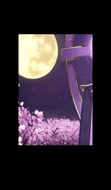 [LINE着せ替え] 月光夜桜#CY42。の画像1