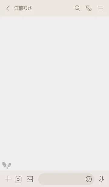 [LINE着せ替え] 桜7<グレー>の画像2