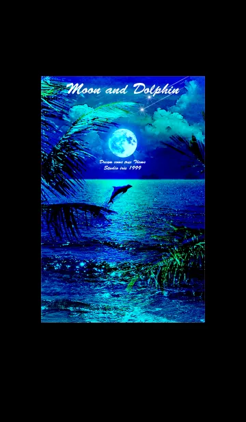 [LINE着せ替え] Moon and Dolphin#の画像1