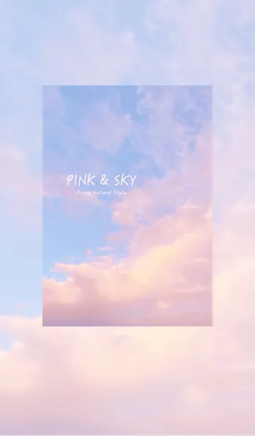 [LINE着せ替え] PINK＆SKY 16 ／ナチュラルスタイルの画像1