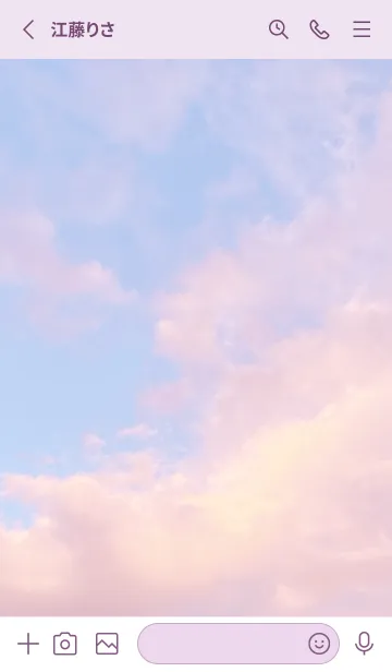 [LINE着せ替え] PINK＆SKY 16 ／ナチュラルスタイルの画像2