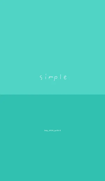 [LINE着せ替え] 0Ag_26_グリーン8-9の画像1