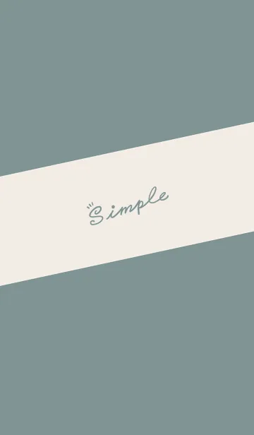 [LINE着せ替え] Simple Lines J-Grey Indigo (br2)の画像1