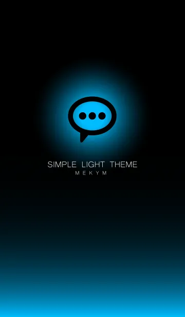 [LINE着せ替え] SIMPLE LIGHT ICON-GRADATION- 4の画像1